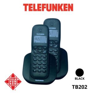Téléphone fixe TELEFUNKEN TB202 duo sans fil