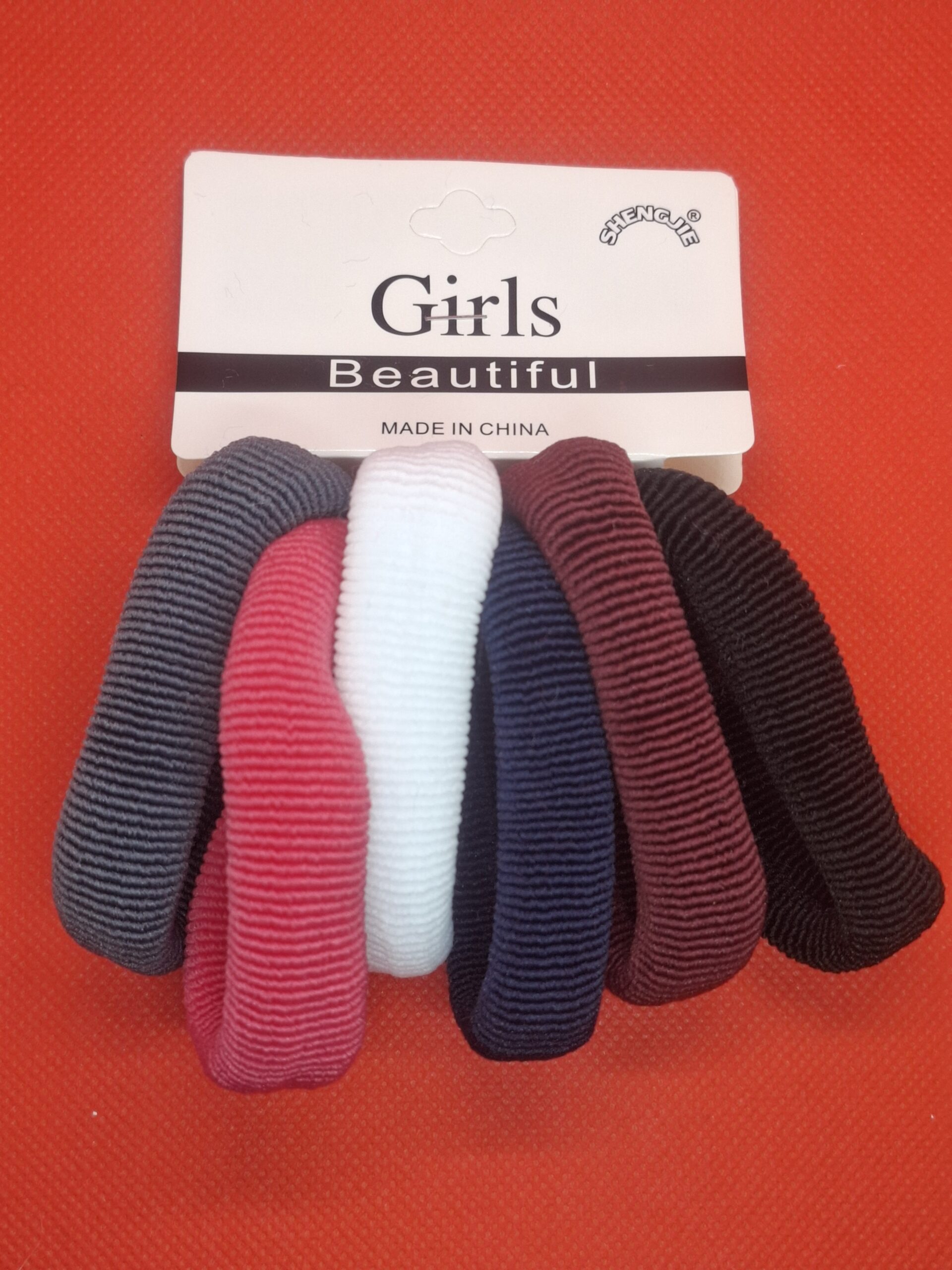 Lot de 6 grands élastiques à cheveux