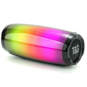 T&G Portable Speaker, Powerful Wireless TF FM Radio Speaker with LED Light
