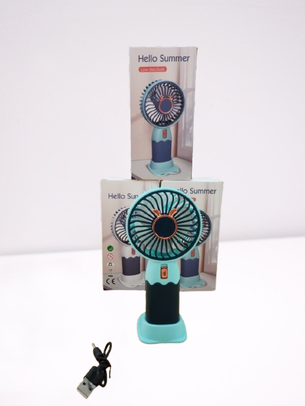 Pocket Size Handheld Fan Battery Rechargeable Mini Fan – Image 2