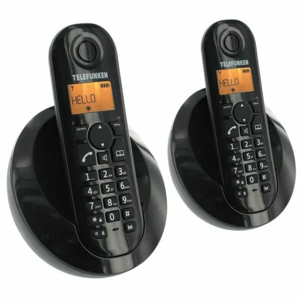 Téléphone fixe TELEFUNKEN TB202 duo sans fil – Image 4